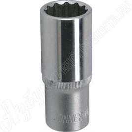 Головка торцевая глубокая 12-гранная (1/2"DR; 10 мм), JONNESWAY, S04HD4710