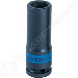 Головка торцевая ударная глубокая шестигранная 1/2", 10 мм, KING TONY, 443510M