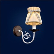 				Maxisvet Текстиль 3-6800-1-WH+WE E14 Бра