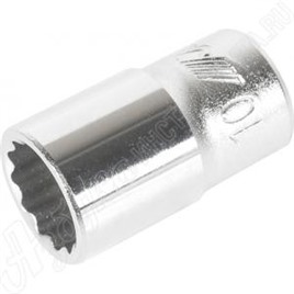 Головка торцевая двенадцатигранная 1/4", 10 мм, JTC, JTC-22610