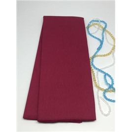 Бумага крепированная 50х250см. арт. RLN014 (бордовый)