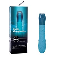 Jopen Key Ceres Lace Massager, голубой
Мини вибратор с ребристой поверхностью