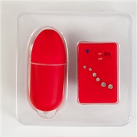 Toyfa вибратор, красный 
Украшен стразами, с пультом дистанционного управления