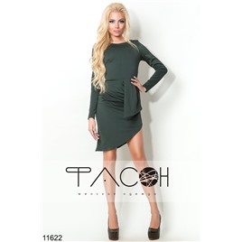 Платье с баской 11622