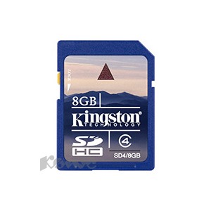Карта памяти Kingston SDHC 8GB Class 4(SD4/8GB)