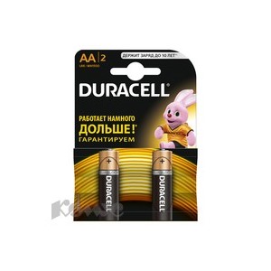 Батарея DURACELL АА/LR6-2BL BASIC бл/2