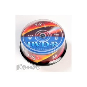 Носители информации VS DVD-R 4,7GB 16x Cake/25