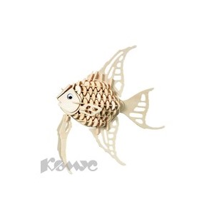 Сборная модель деревянная Ангельская рыбка (4/30) H010