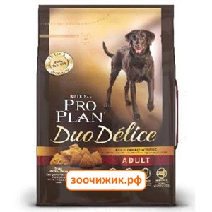 Сухой корм Pro Plan Duo Delice для собак (для взрослых, для всех пород) курица+рис (2.5 кг)
