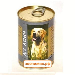 Консервы Дог Ланч для собак говядина с рубцом и печенью в желе (750 гр)