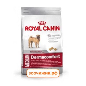 Сухой корм Royal Canin Medium dermacomfort для собак (для средних пород с 12 месяцев, для чувствительной кожи) (3 кг)