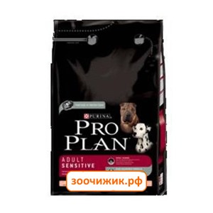 Сухой корм Pro Plan для собак (для взрослых с чувствительным пищеварением) лосось+рис (7.5 кг)