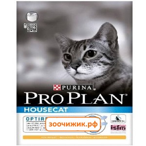 Сухой корм Pro Plan для кошек (для взрослых, домашних) курица (10 кг)
