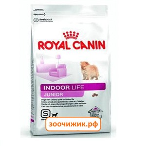 Сухой корм Royal Canin Indoor life Junior для щенков малых пород в возрасте от 2 до 10 месяцев (вес взрослой собаки до 10 кг) (3 кг)