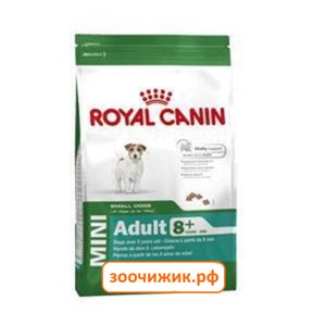 Сухой корм Royal Canin Mini adult для собак (мелких пород старше 8лет) (2 кг)