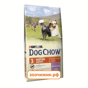 Сухой корм Dog Chow mature для собак (старше 5 лет) ягненок (14 кг)