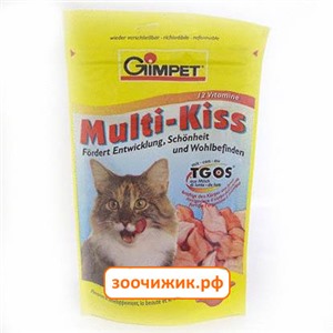 Витамины Gimpet Multi-Kiss "Поцелуйчики" для кошек с таурином (65шт)
