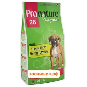 Сухой корм Pronature 26 для щенков "Формула роста" ягнёнок/рис (20 кг) (6207)
