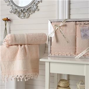 DAMASK KOZALI (абрикос) 50x90-70х140 Комп. полотенец