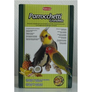 Padovan Грандмикс паррочетти 850 г -12 Основной корм для средних попугаев