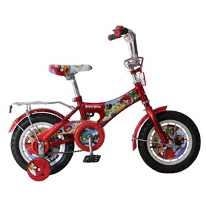 Велосипед 2-х 12" ВМ312066 навигатор Angry Birds красный