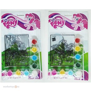 Набор ДТ Витраж My Little Pony краски,кисть T13-SC-MLP1 в пак.