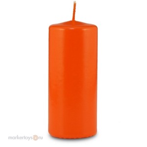 Свеча Пеньковая 079325 50х115 оранжевая