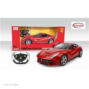 Машина р/у 49100 FERRARI F12 RASTAR 1:14 в кор.