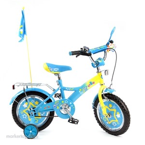 Велосипед 2-х 14" 5176GT Крош Velotoy