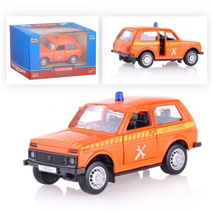 Модель 6400F "Автопарк" инерционная, металлическая, 1:50, в коробке