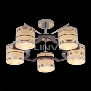 				Linvel LV 8640/5 E27 хром черный Люстра