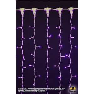  Sneha A-009 LED PP светодиодный занавес 2х2м (25х20)LED провод белый с контроллером