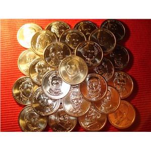 Коллекция 2007-2014 доллары США. Президенты UNC 32 монеты