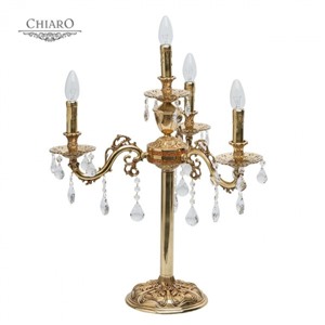  CHIARO Настольная лампа CHIARO Паула 411033004