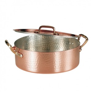  risoli Сотейник медный без крышки Risoli Country 24см