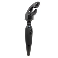 Вибромассажер Sensual Massager для тела со сменной насадкой на головку, 25 см