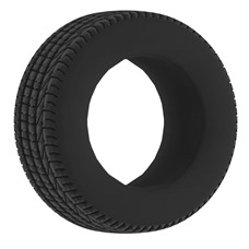 Чёрное эрекционное кольцо No.44 Cockring
