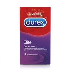 Сверхтонкие презервативы Durex Elite - 12 шт.