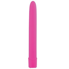 Гладкий классический вибратор BASICX MULTISPEED VIBRATOR PURPLE 6INCH - 15 см.