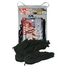 Набор из 3 чёрных веревок для шибари Bondage-Seil-Set