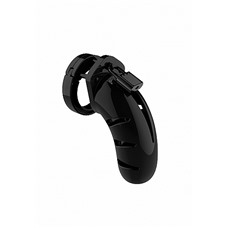 Мужской пояс верности №3 Black 4.5 Inch SH-MCG003BLK