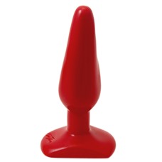 Анальная пробка Butt Plug Red - Slim Medium