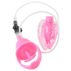 Вакуумная помпа с вибрацией Mini Pussy Pump Pink
