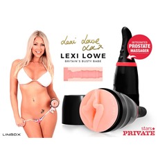 Мастурбатор-вагина Private Lexi Lowe Vagina в тубе с хвостиком для массажа простаты
