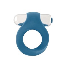 Синее виброкольцо Infinity Single Vibrating Cockring