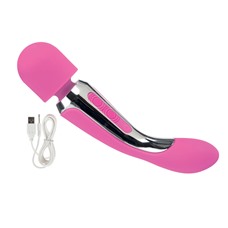 Розовый вибромассажер EMBRACE BODY WAND