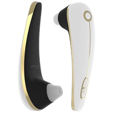 Революционный стимулятор клитора Womanizer Plus Size с золотыми вставками