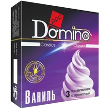 Ароматизированные презервативы Domino  Ваниль  - 3 шт.