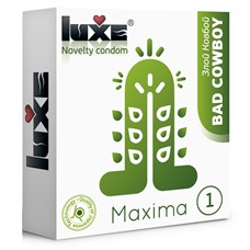 Презерватив Luxe Maxima WHITE  Злой Ковбой  - 1 шт.