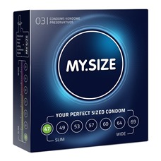 Презервативы MY.SIZE размер 47 - 3 шт.